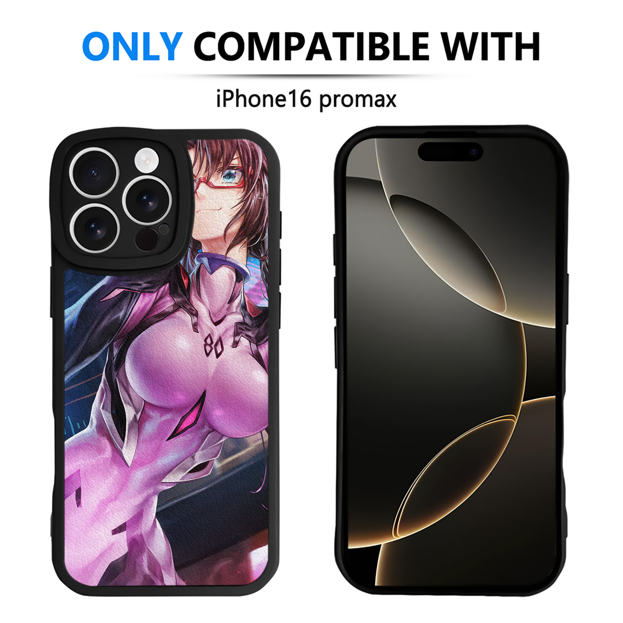 （画像用） EVA 新世紀エヴァンゲリオン 【iPhone 16シリーズ対応】シリコンスマホケース（レザー調） 材質：シリコン